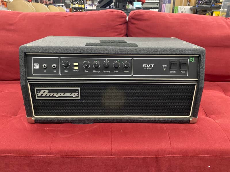 Ampeg SVT-CL Classic Bass Head - Black USA, Fully Serviced, Gogol Bordello Owned image 1