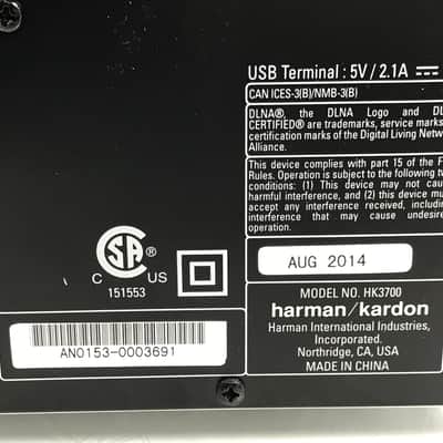 Harman Kardon HK 3700 2-Channel Stereo Receiver image 10