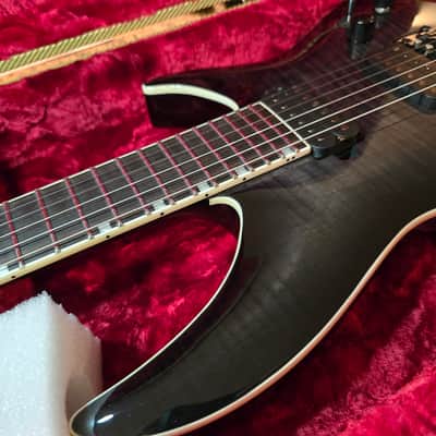 ESP LTD H3-1000 FR WITH CASE 2020 - Present - See Thru Black Sunburst image 6