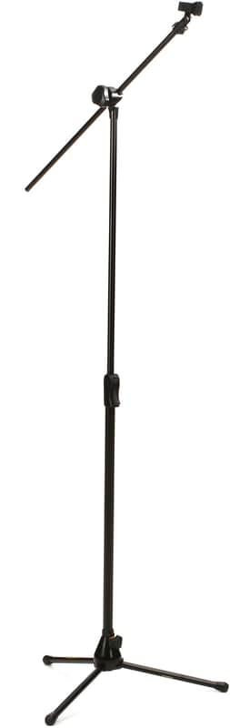 Hercules Stands MS533B EZ Clutch Tripod Microphone Boom Stand with Hideaway Boom and EZ Clutch (5-pack) Bundle image 1