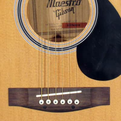 Maestro Maestro by Gibson - Acoustic Guitar - 3/4 Size - Natural image 5