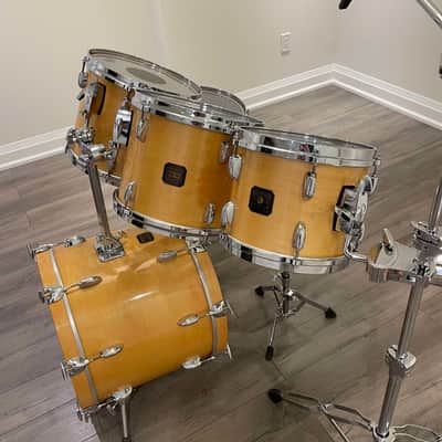 Vintage Gretsch USA Custom Square Badge Drum Kit – Natural Maple - 1980's image 10