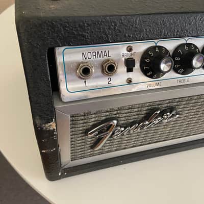 Vintage Fender Super Reverb Tube Amp Head – Silverface w/ Reverb & Tremolo image 4