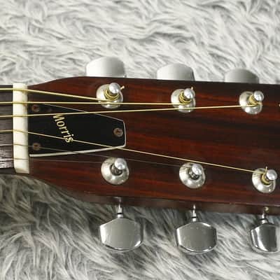 1970's made MORRIS High quality made Acoustic Guitar W-18 Made in Japan No.2 image 4