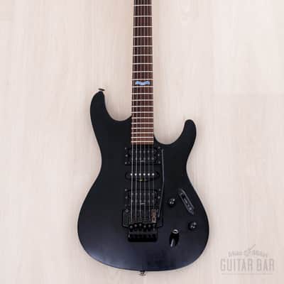 2001 Ibanez Prestige S Series S470 HSH Satin Black w/ Floyd Rose image 2