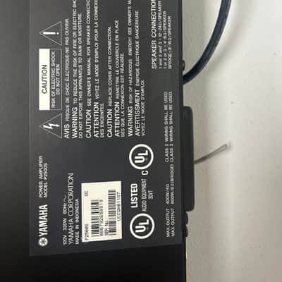 Yamaha P2500S Power Amp 2010s - Blue / Silver image 10
