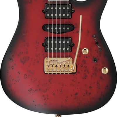 Ibanez Kiko Loureiro Signature 6 String Electric Guitar w/Case - Transparent Ruby Red (KIKO100TRR) image 13