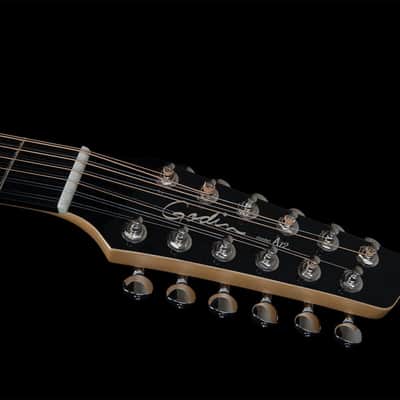 Godin A12 (025343) 12-String Acoustic-Electric Guitar - Natural Semi-Gloss image 9