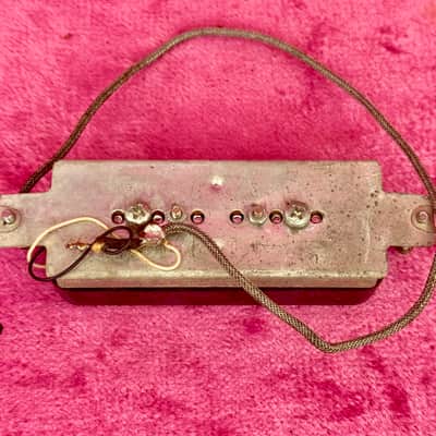 1960's Gibson P-90 Soapbar Guitar Pickup with Cover Vintage Circa 1966-1968 image 6
