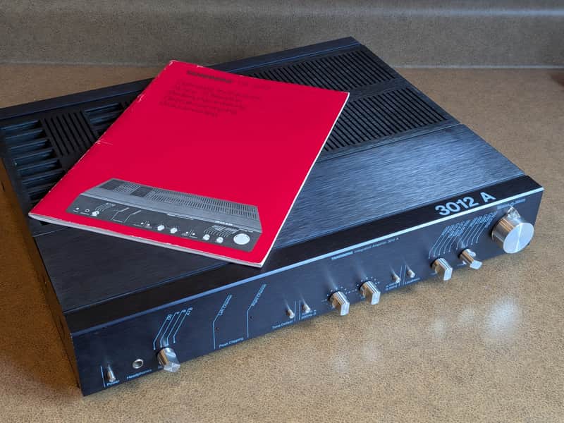 Tandberg TIA 3012A Integrated Amplifier (1985) - Serviced & Calibrated w/ Original Manual image 1