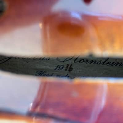 Beautiful old German 4/4 Violin Jacobus Hornsteiner 1936 - E. H. Roth Workshop Beautiful old German 4/4 Violin Jacobus Hornsteiner 1936 - E. H. Roth Workshop image 14