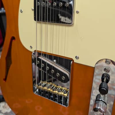 G&L Tribute Series ASAT Classic Bluesboy Semi-Hollow with Maple Fretboard 2026 - Clear Orange image 10