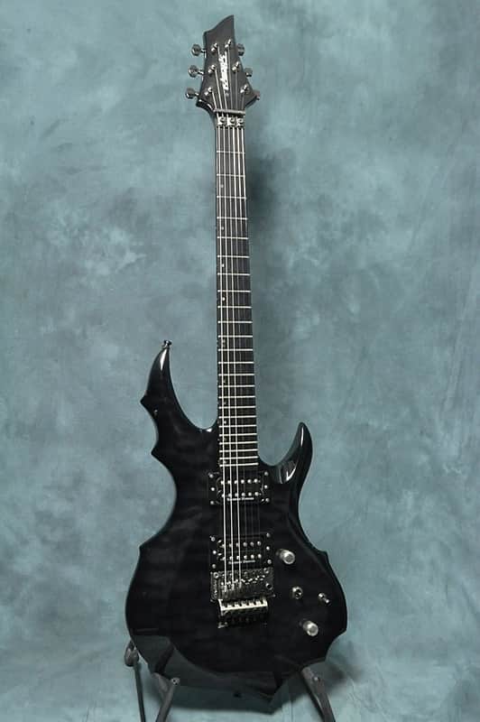 EDWARDS E-FR-145GT/QM See Thru Black | Reverb
