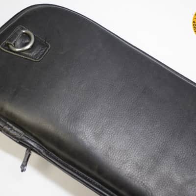 Levy's Standard Leather Bass Gigbag - Black **Alembic Patch** image 13