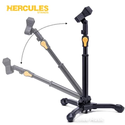 Hercules MS300BPLUS Low Profile Height Adjustable Tripod Microphone Stand image 1