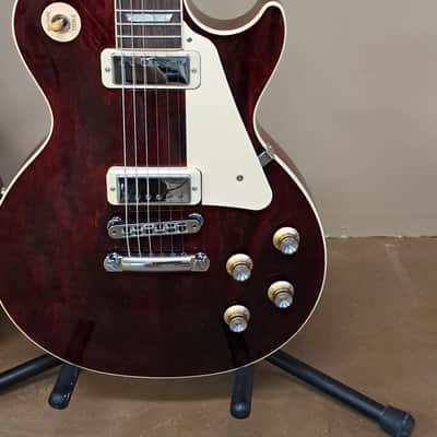 Gibson Les Paul Deluxe 2021 - Wine Red image 2