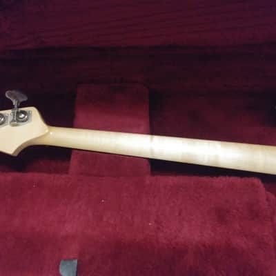 Lakland Jerry Scheff 2001 Natural Fretless SUPER RARE Flame Maple 4 String. image 5
