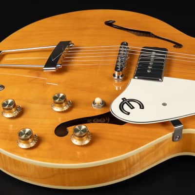 2001 Epiphone Casino Reissue - Natural | Korea Peerless Hollowbody P-90 Pickups 2.6kg | OHSC image 16