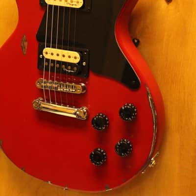 Rare Vintage USA 1979 Gibson Les Paul GK-55 Guitar, Custom Set Neck! Junior Red image 3