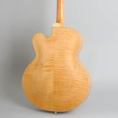 Stromberg  Deluxe Cutaway Arch Top Acoustic Guitar (1954), ser. #635, original brown hard shell case. image 2