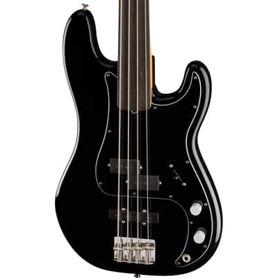 Fender Tony Franklin Fretless Precision Bass - Ebony Fingerboard, Black image 1