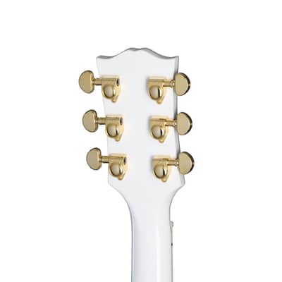 Epiphone Les Paul Custom Alpine White - Single Cut Electric Guitar image 6