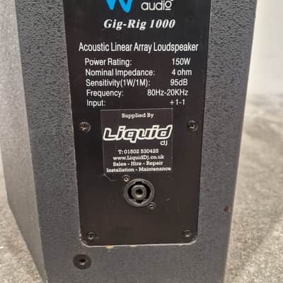 W Audio GIG-RIG 1000 Loudspeaker - 1000W Power - Good w/ Soft Case image 11