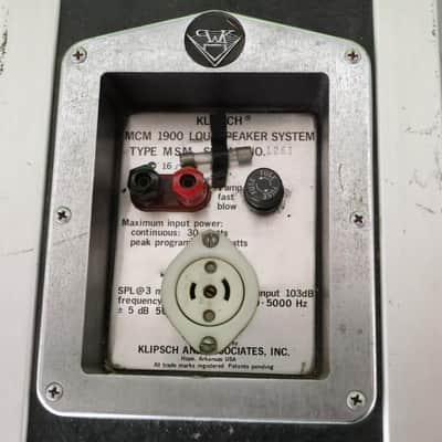 Klipsch MCM MSM 1900 Loudspeaker PA System Altec 291-16B Leland Sklar #37951 image 11