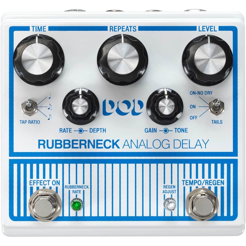 DOD Rubberneck Analog Delay Pedal with Tap Tempo image 1