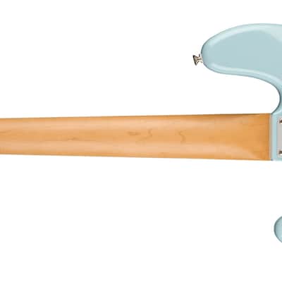 Fender Gold Foil Jazz Bass 4-string Bass Guitar - Sonic Blue image 6