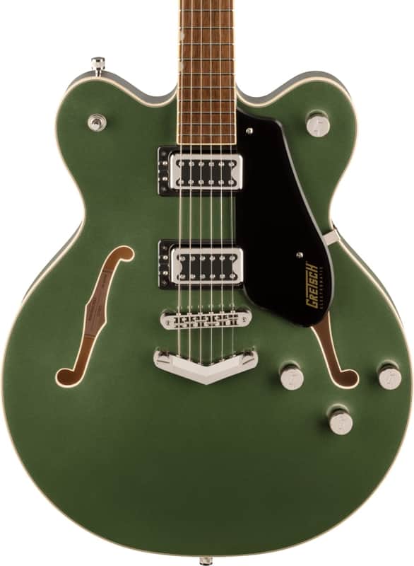 Gretsch G5622 Electromatic Center Block Double-Cut Guitar with V-Stoptail, Laurel Fingerboard, Olive Metallic image 1