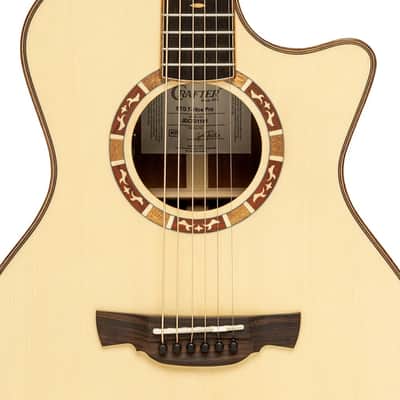 Crafter STG G16CE PRO Stage Series 16 Grand Auditorium Cutaway Solid Spruce Top Mahogany Neck 6-String Acoustic-Electric Guitar image 3