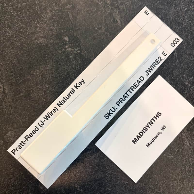 ORIGINAL Pratt Read Replacement E Key (J-Wire Keybeds) for ARP 2500/2600, Moog Minimoog, Oberheim OBX/OBXa/OB8, Sequential Prophet-5/10, PPG Wave 2.2, EML 500, and more image 1