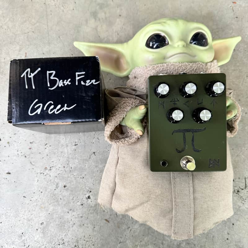 Black Hawk Pi Bass Fuzz 2025 - Tall Font Green image 1