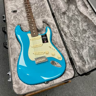 Fender American Professional II Stratocaster with Rosewood Fretboard 2021 Miami Blue image 14