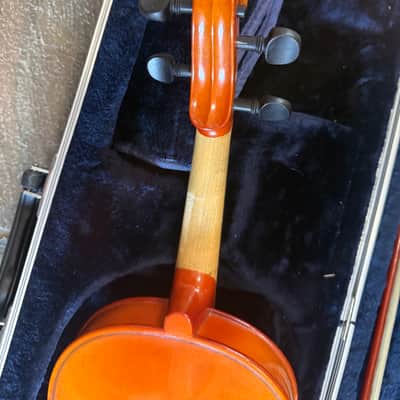 15" viola with case and bow. Made in Romania image 8