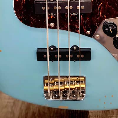AIO J-Bass Relic - Sonic Blue GS-001 image 6