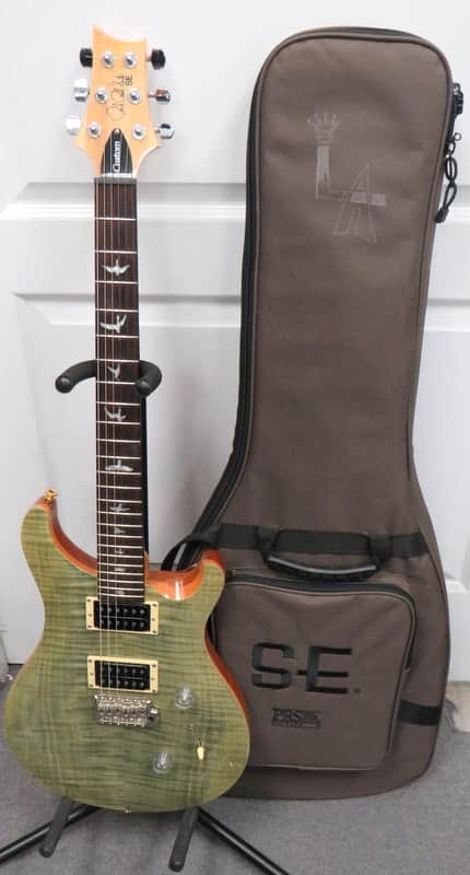 PRS SE Custom 24 Trampas Green 2017 w/ Gig Bag image 1