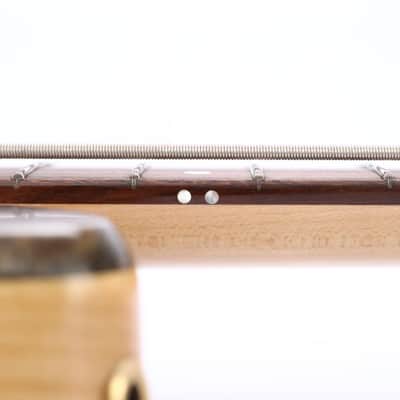 2000 Fodera Imperial Beezelite Buckeye Burl 5-String Bass Guitar Lefty #50662 image 15