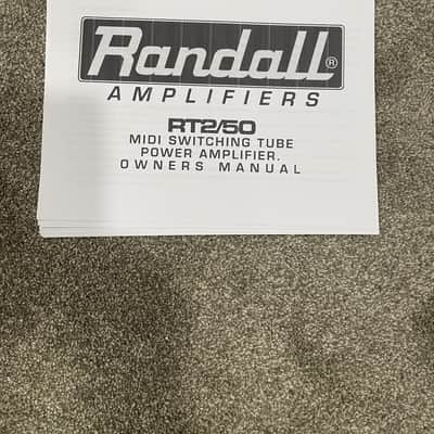 Immagine Randall RT2/50 stereo power amp Mid 90’s - Black - 4