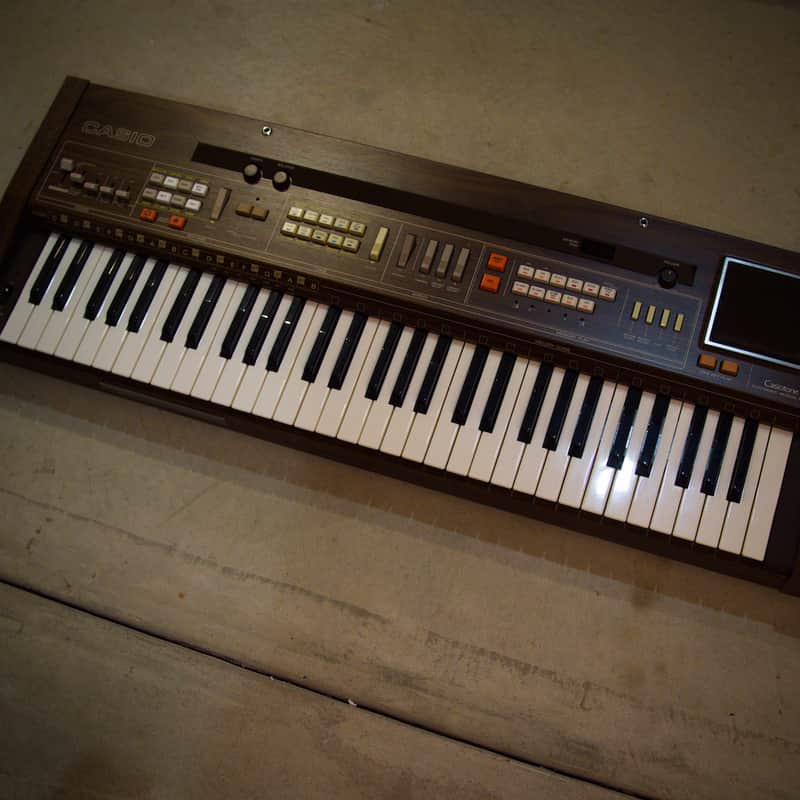 Casio CT-701 Casiotone 61-Key Synthesizer 1980s - Natural image 1