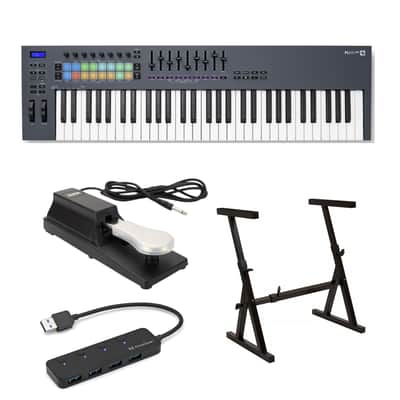 Novation FLkey 61-Key MIDI Keyboard Controller with Sustain Pedal and 4-Port USB image 11