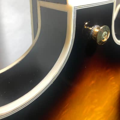 Ibanez Semi-Hollow Electric Guitar (AM93QM-AYS) Artcore Expressionist Antique Yellow Sunburst - In-House Adjusted image 7
