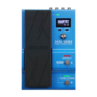 Boss XS-100 Poly Shifter Pitch Pedal with Natural Tone Advanced Algorithms Four Octave Pedal Control Eight Octave Range Drop Tunings MIDI and USB Integration image 2