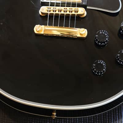 2016 Gibson Custom Shop Les Paul Custom Electric Guitar Black Ebony + COA OHSC image 6