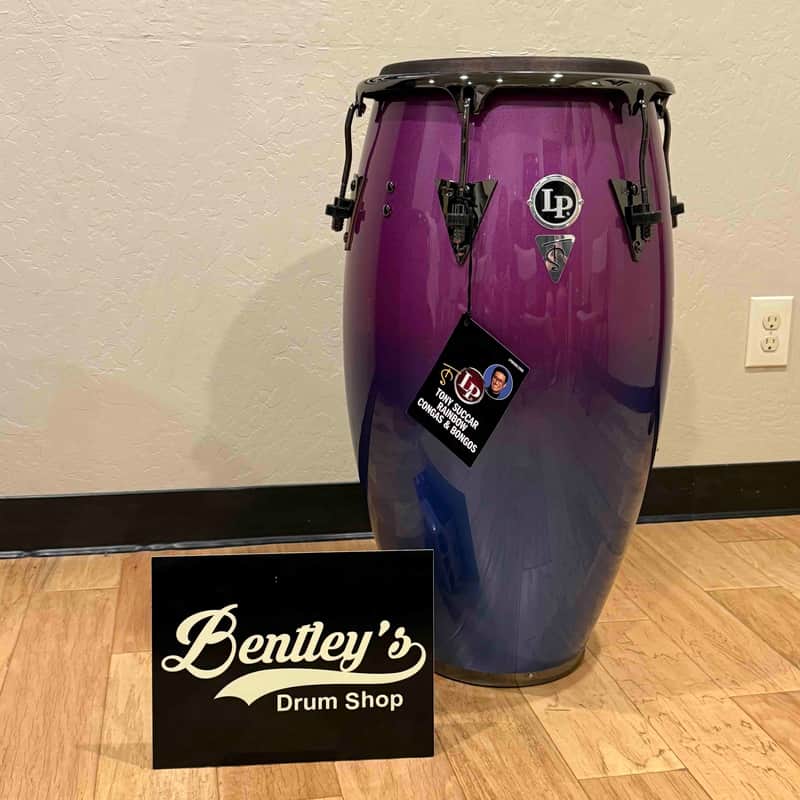 ~NEW!~ LP Latin Percussion LP552X-TS Tony Succar Signature 12-1/2" New Zealand Pine Tumbadora in Rainbow Lacquer with Black Nickel Hardware & Black Skyn Head image 1