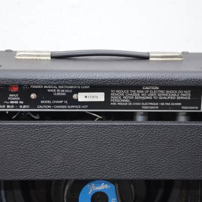 Fender Champ 12 * 12 Watt, Two channels all tube combo * small but LOUD! * Comes with original footswitch * image 12