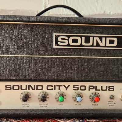 VINTAGE! Sound City (Dallas Arbiter) 50 Plus L50 Mk4 1970 England image 3