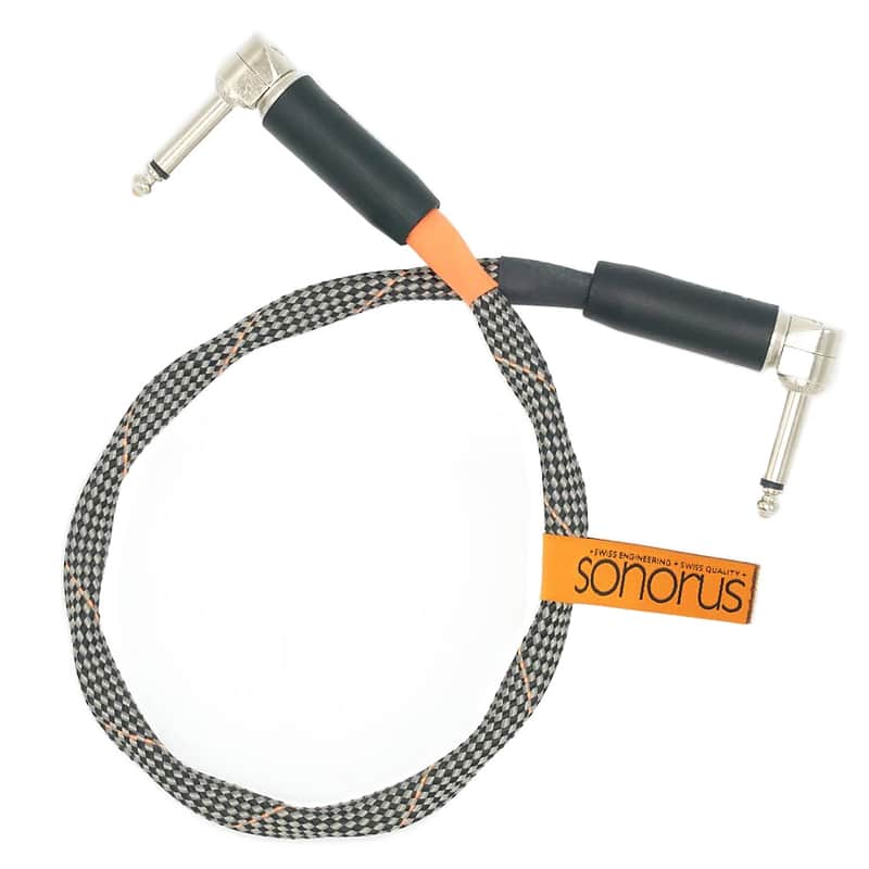 Vovox Sonorus Protect A Patch Cable Angled to Angled - 9.6" (Demo Deal) image 1