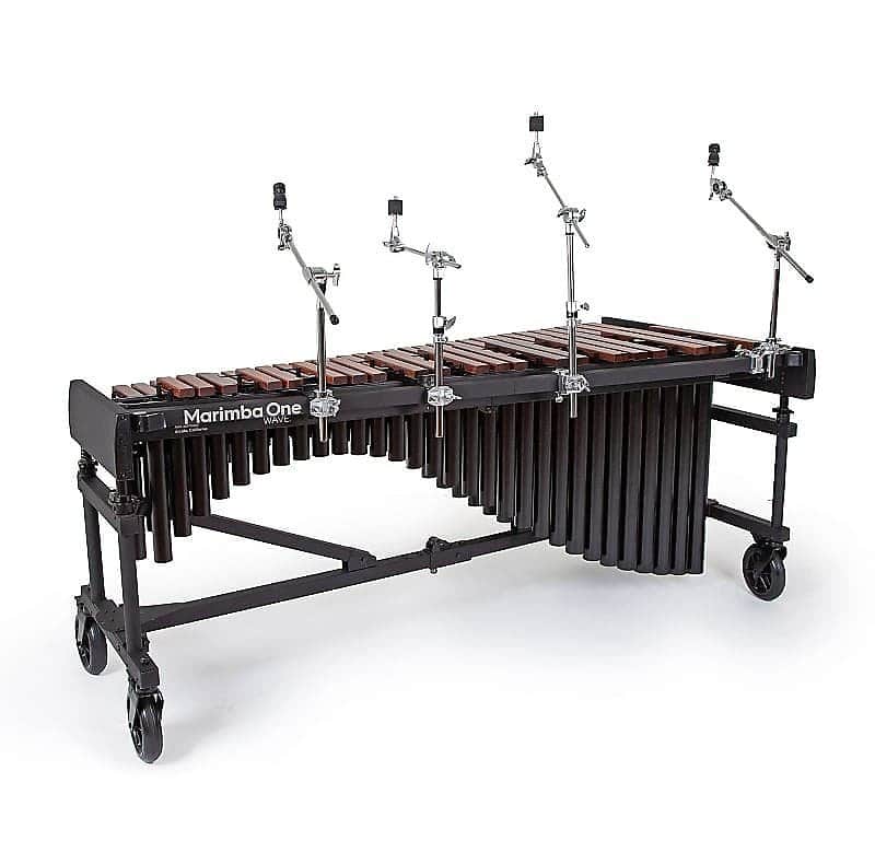 Marimba One 9615 5.0 Octave with Basso Bravo resonators, Enhanced keyboard image 1